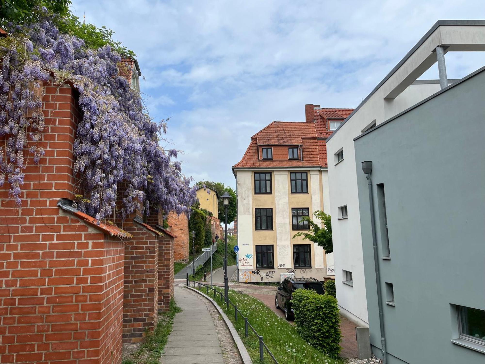 Ferienwohnung An Der Historischen Stadtmauer Росток Екстер'єр фото